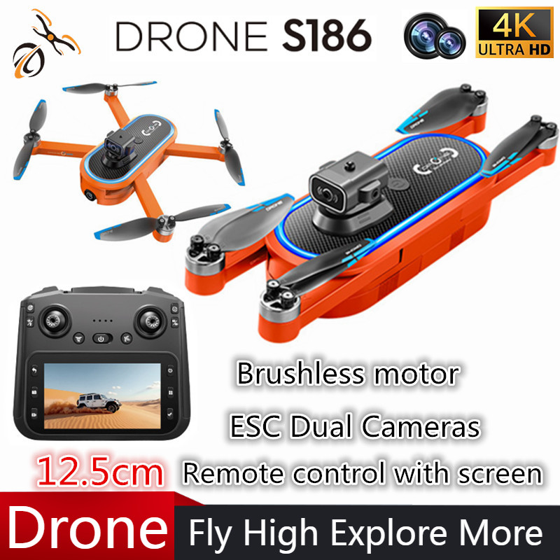 Drone Rc Foldable - 2025 S186 Drone Professionele 4K HD