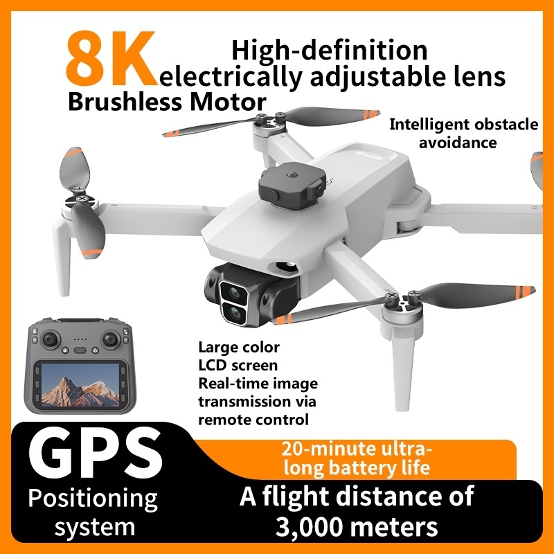 Drone Rc Foldable - 8K ESC Camera Obstakelvermijding GPS Automatische