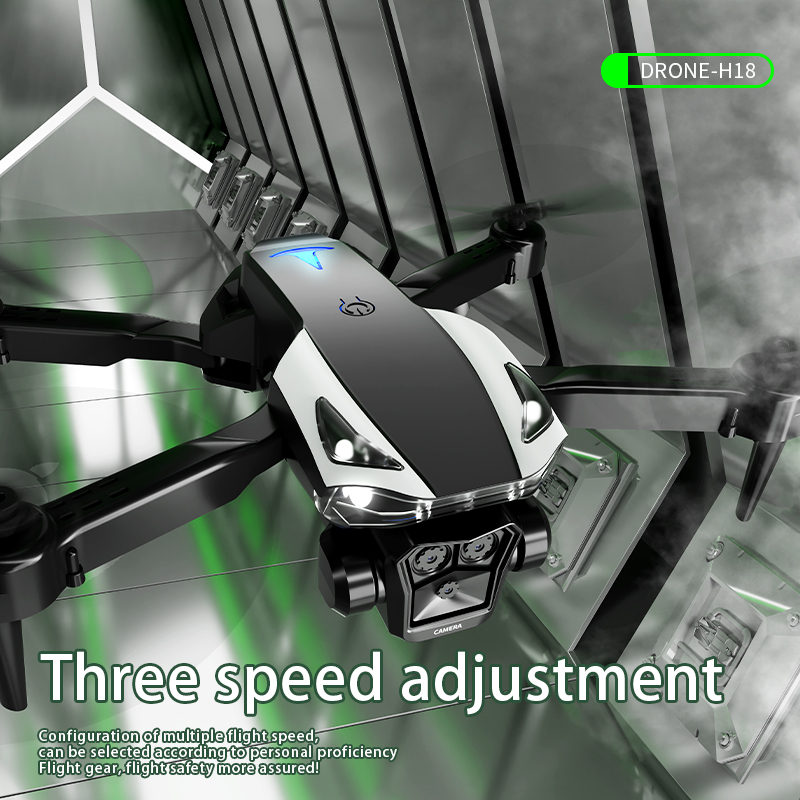 Drone Rc Foldable - H18‑2 Opvouwbare RC Drone Dubbele Camera