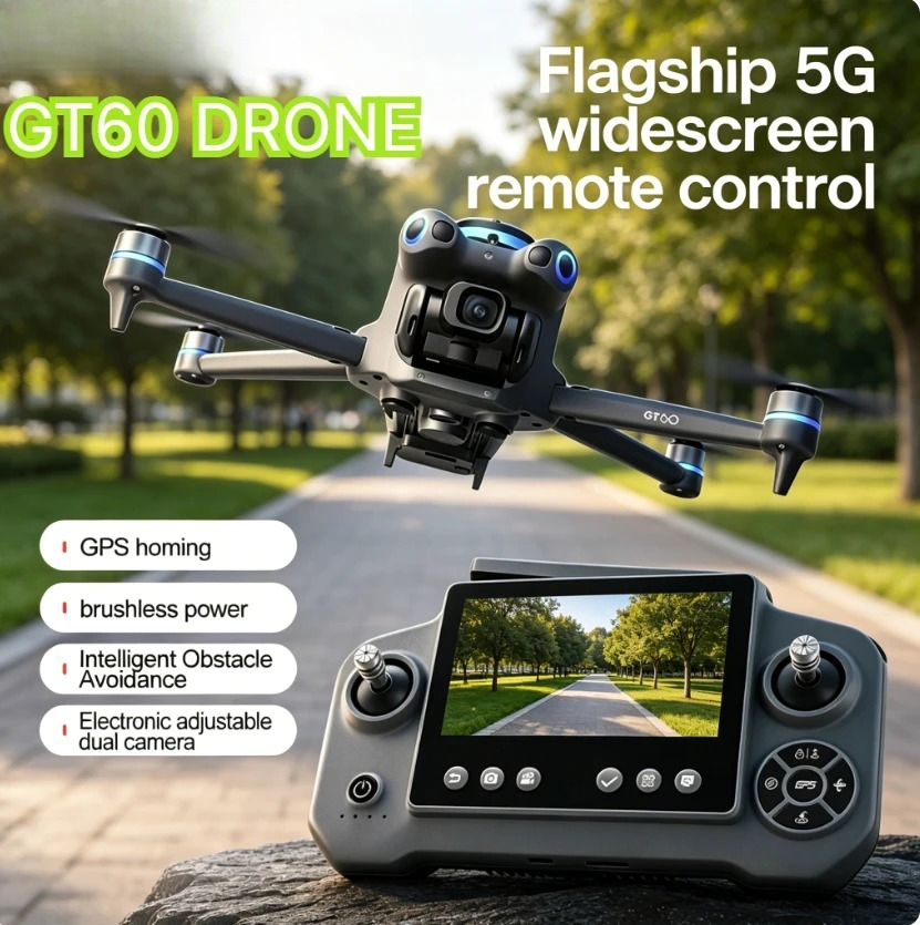 Drone Ls Rc - Originele GT60 GPS Opvouwbare RC Quadcopter
