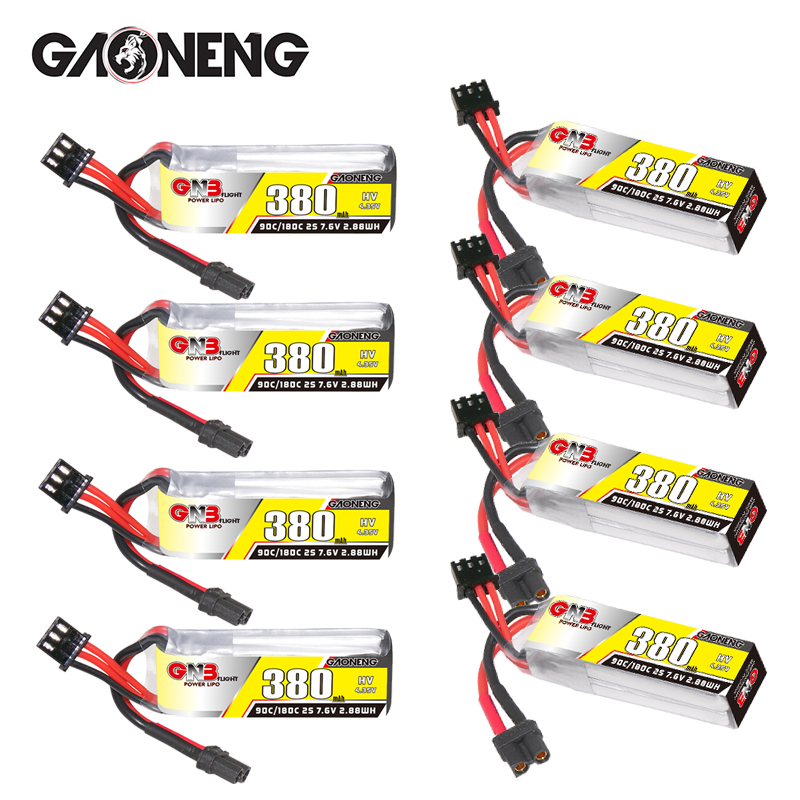 Nano Quad Fpv - GNB 2S 7.6V 380mAh 90C/180C Lipo