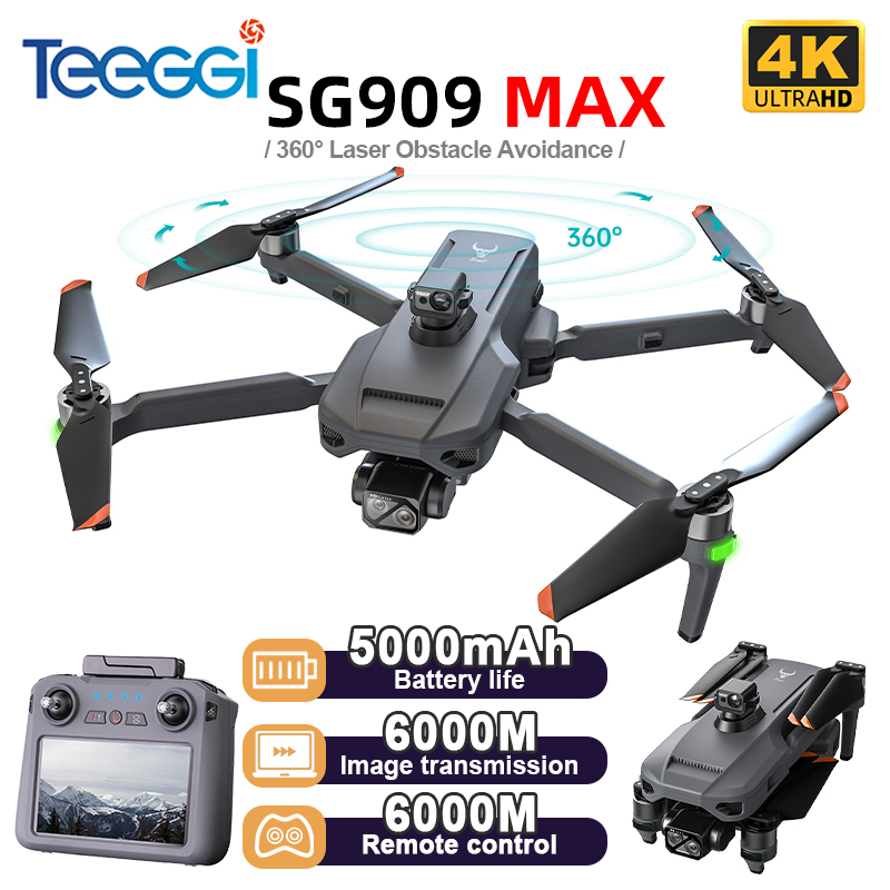 Drone Rc Foldable - Teeggi SG909 MAX GPS-drone met 4K-camera