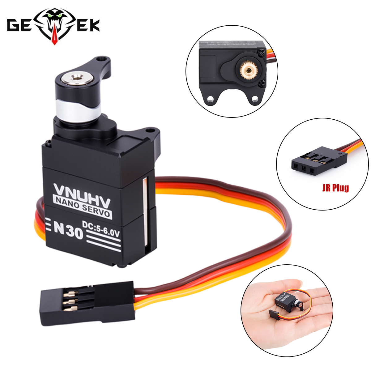 Rc Car Servo - Aluminium Digitale Servo met Servo Saver