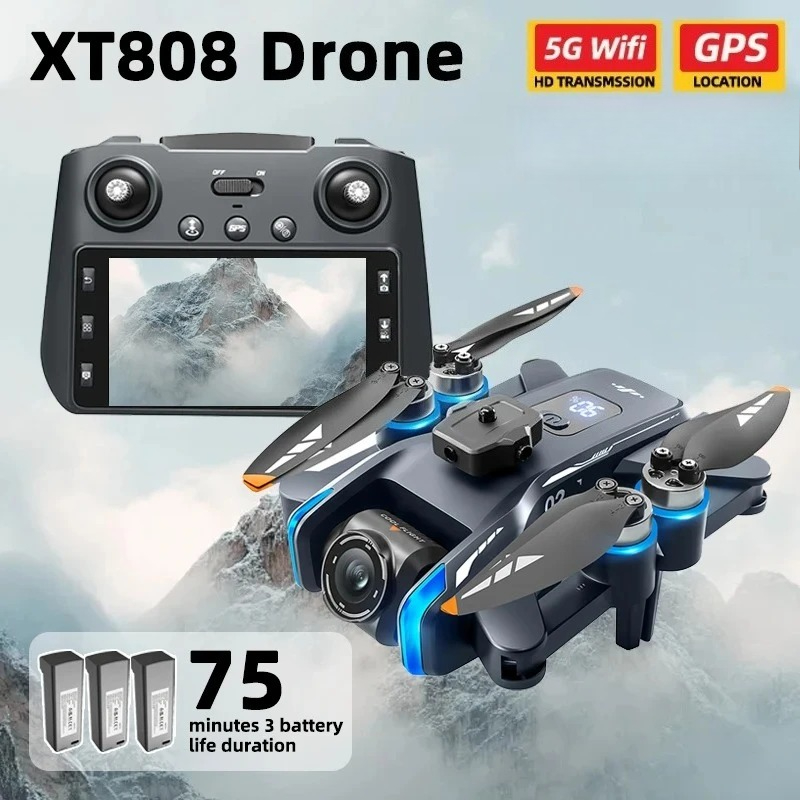 Drone Ls Rc - Originele XT808 Pro MAX Drone 4K