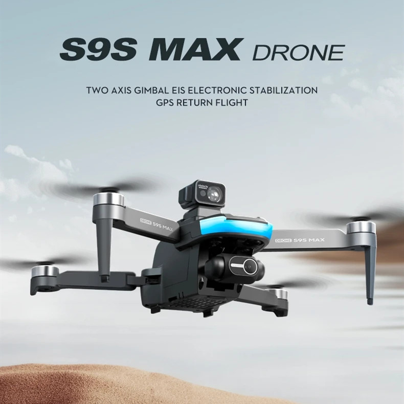 Drone Ls Rc - S9S MAX Borstelloze RC Drone Quadcopter