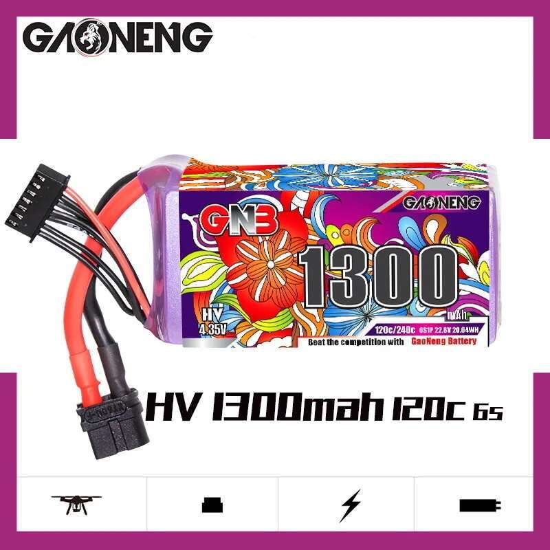2 Stuks GNB 6S Lipo Batterij 2 - Nano Quad Fpv recensie en prijs