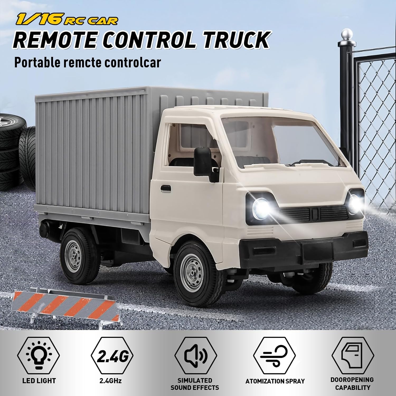 KF21 RC Truck 1:16 2.4GHZ RC A - Drone Shahed Rc recensie en prijs