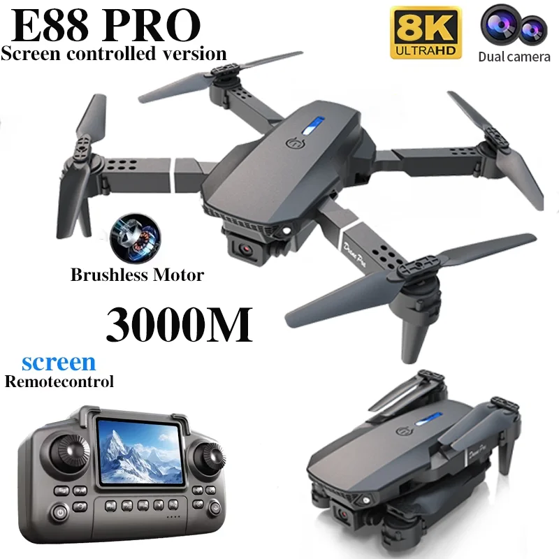 Professionele E88 PRO Drone me - Drone Rc Foldable recensie en prijs