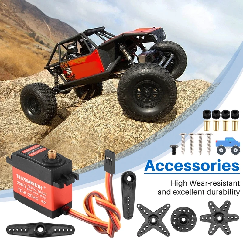 TD-8120MG Waterdichte Metalen  - Rc Car Servo recensie en prijs