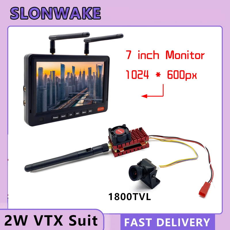 SLONWAKE 5.8G 2W VTX FPV 1800T - Drone Rc Plegable recensie en prijs
