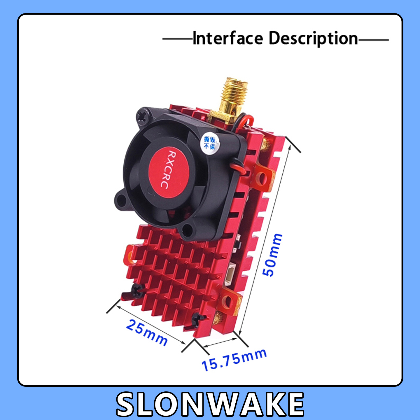 SLONWAKE 5.8G 2W VTX FPV 1800T - Drone Rc Plegable recensie en prijs