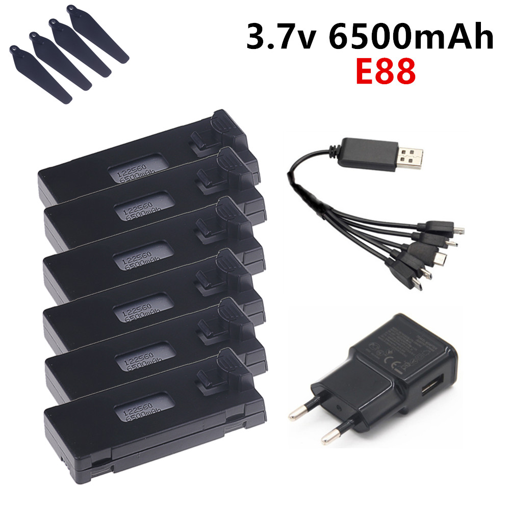 3.7V 6500mAh Lipo Batterij Voo - Drone Rc E99 Pro recensie en prijs