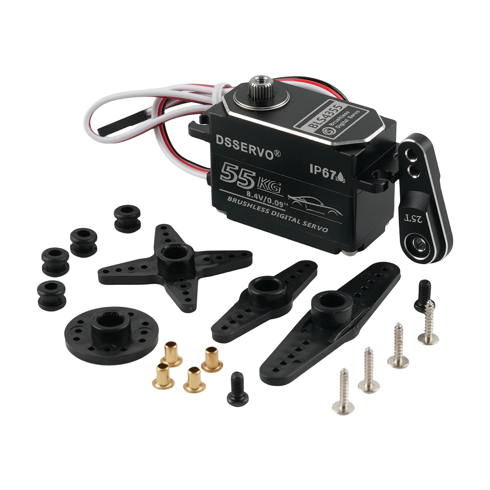 Dsservo BLS4355 55KG Low-profi - Rc Car Servo recensie en prijs