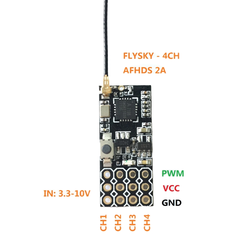 Flysky FS2A Mini-ontvanger 4CH - Drone Rc Battery recensie en prijs