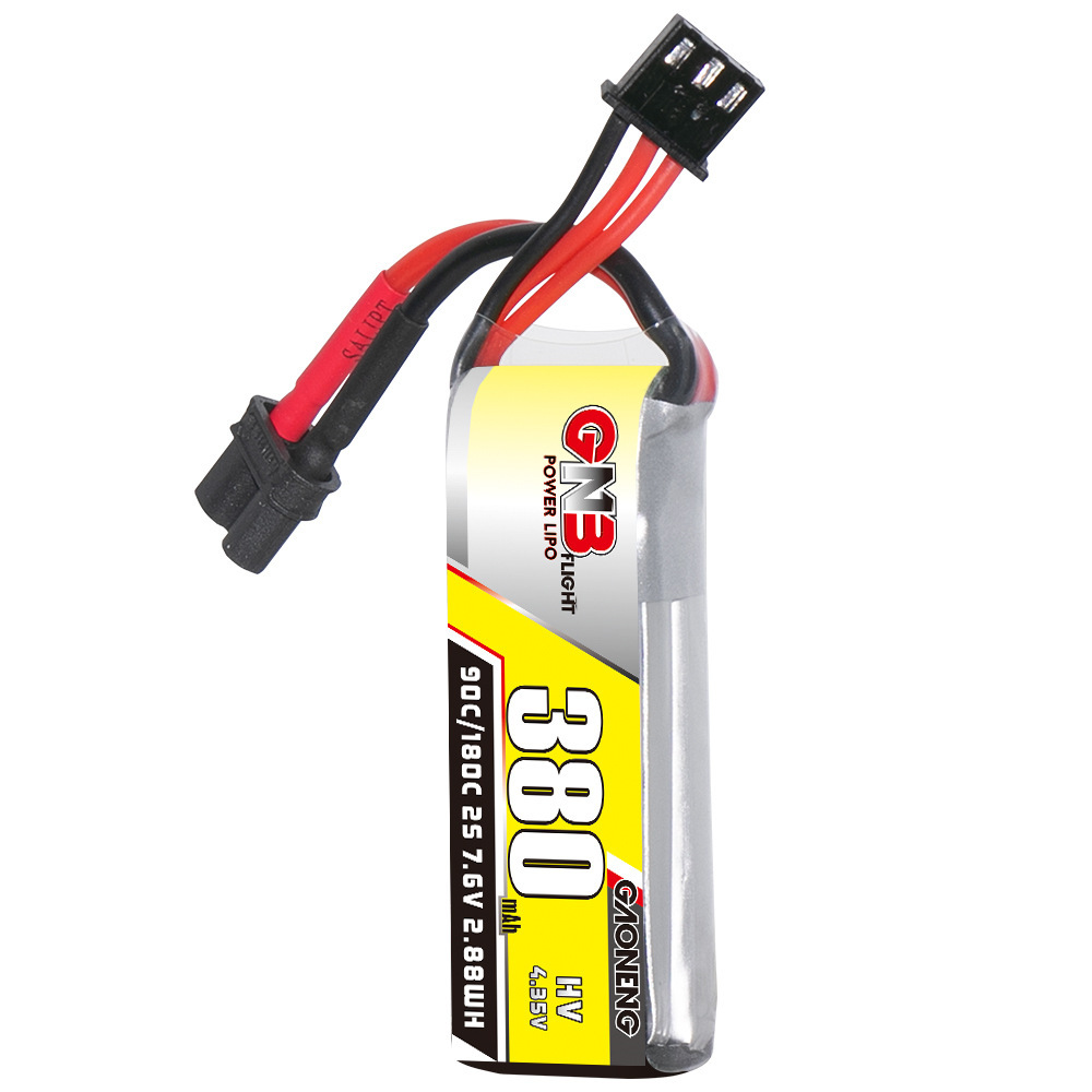 GNB 2S 7.6V 380mAh 90C/180C Li - Nano Quad Fpv recensie en prijs