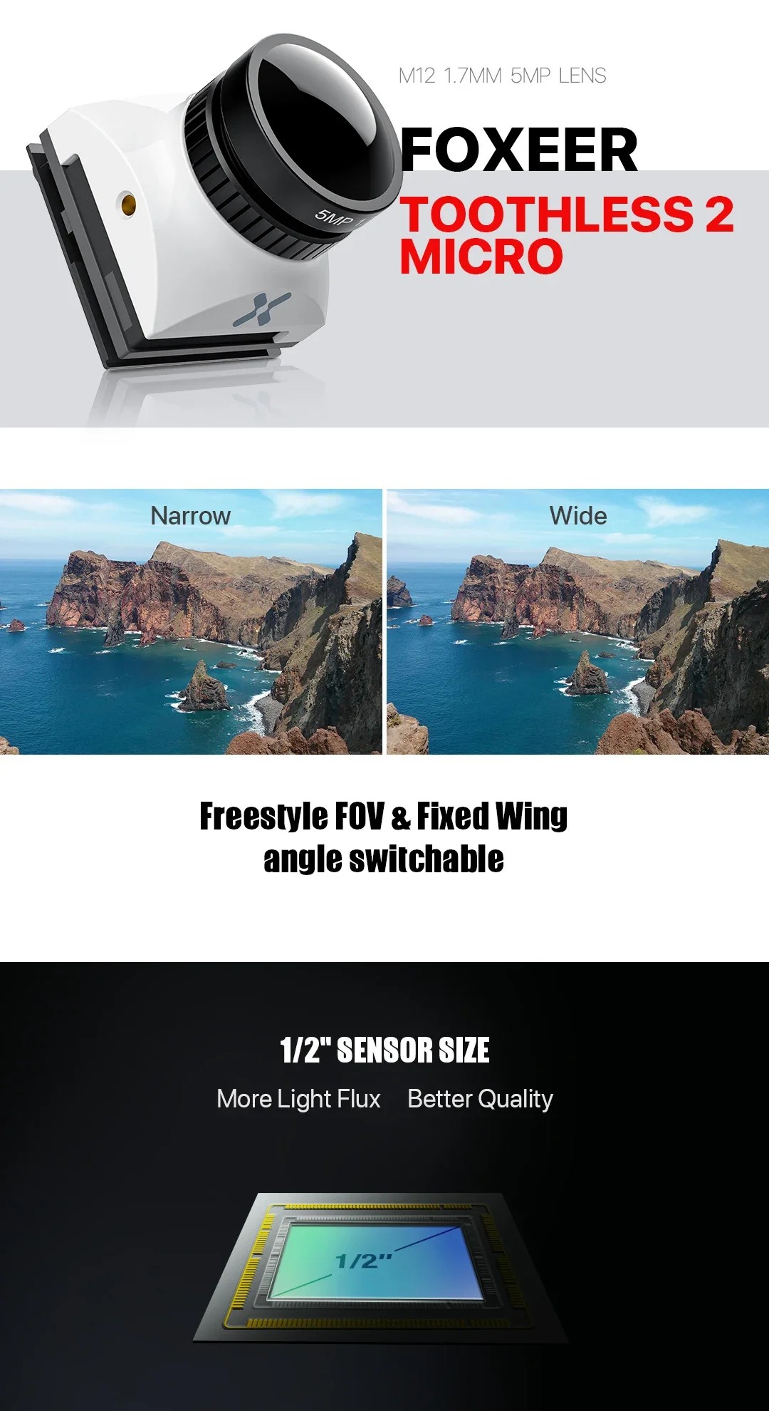 FOXEER Micro Toothless 2 FOV S - Drone Rc Signal recensie en prijs