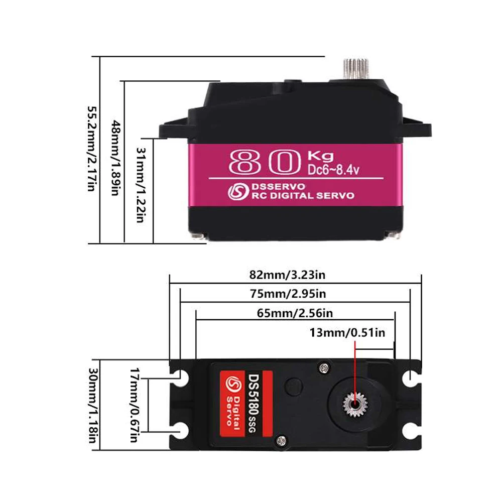 Dsservo Waterdichte DS5180 80K - Rc Car Servo recensie en prijs