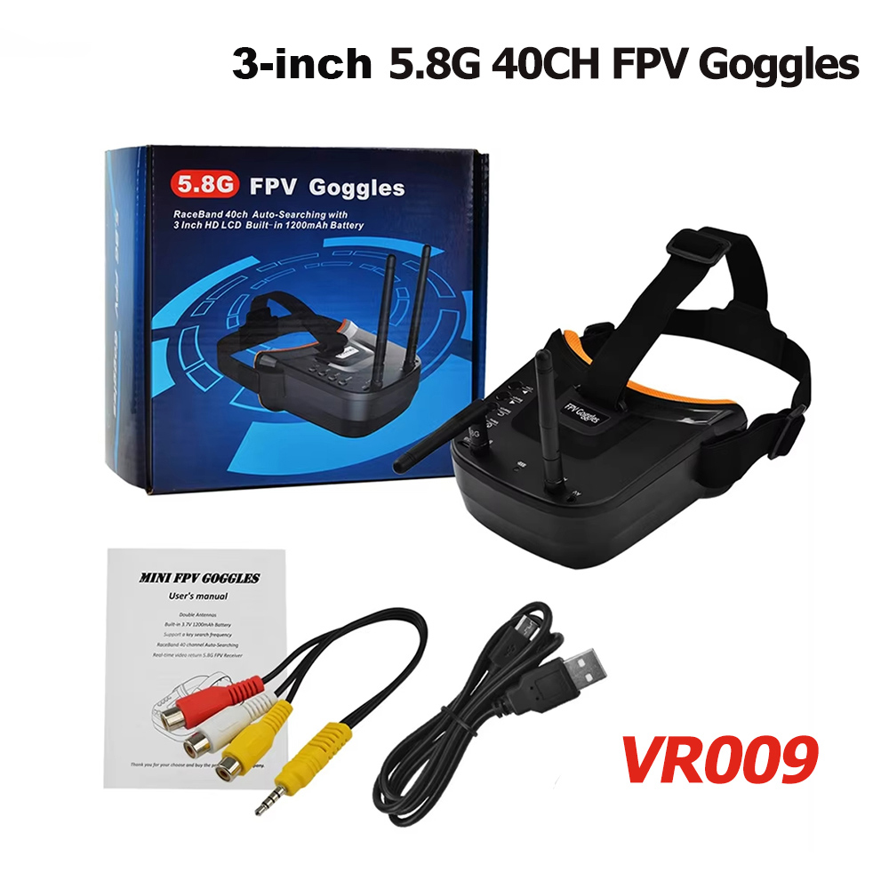 VR009 FPV-videobril 3 inch 480 - Nano Quad Fpv recensie en prijs
