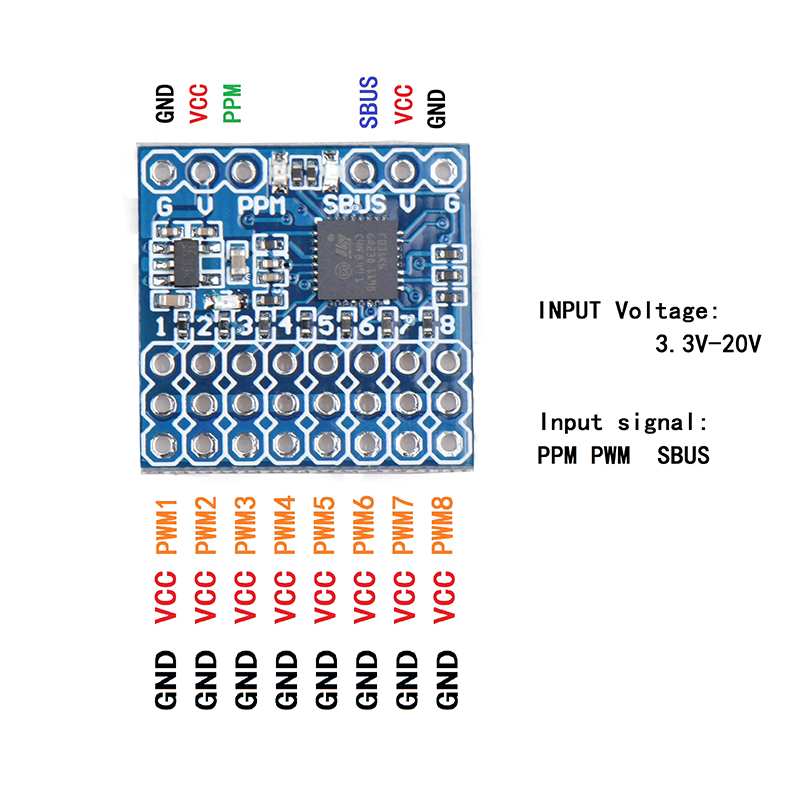 8CH PWM PPM SBUS Signaal Conve - Drone Rc Signal recensie en prijs