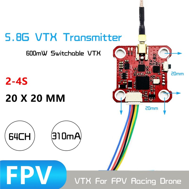 B27B MINI008 VTX 64CH 5.8G ana - Drone Rc Signal recensie en prijs