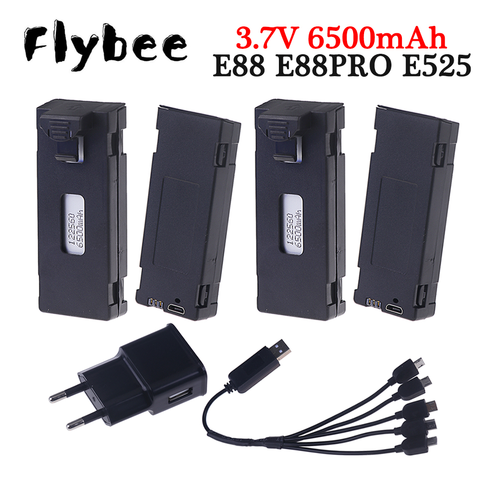 Oplaadbare 3.7V 6500Mah Batter - Drone Rc E99 Pro recensie en prijs